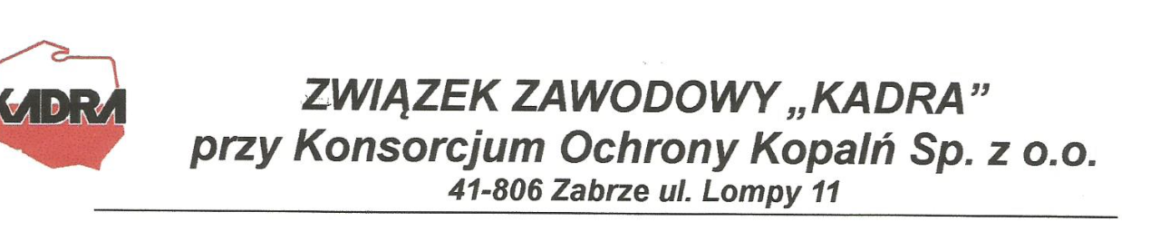 Pracownicy ochrony wyrażają pełne poparcie dla protestujących górników