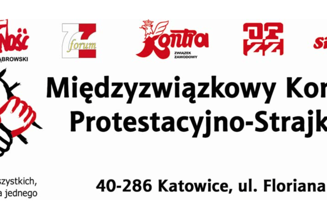 Apel Międzyzwiązkowego Komitetu Protestacyjno-Strajkowego