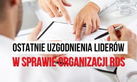 UZGODNIENIA LIDERÓW W SPRAWIE ORGANIZACJI RADY DIALOGU SPOŁECZNEGO