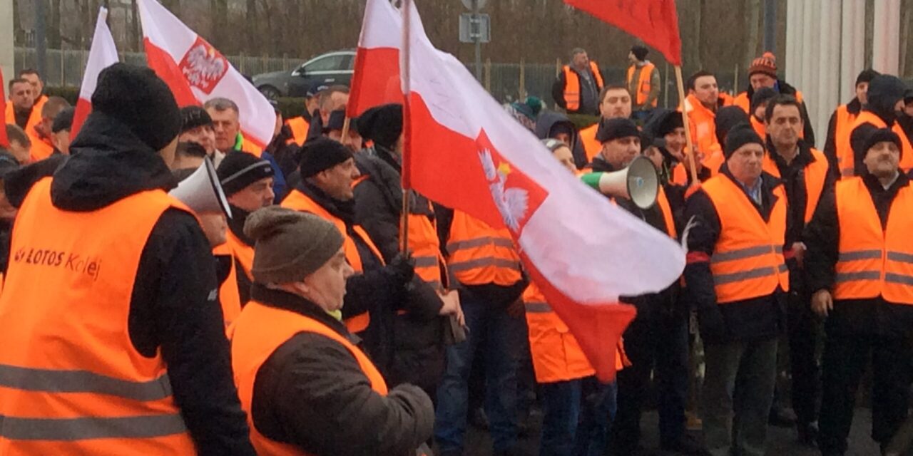 ZZIT Lotos kontynuuje protest w Lotos Kolej