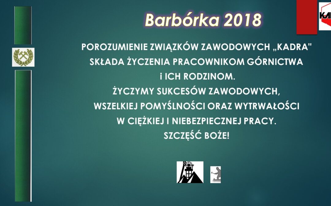 ŻYCZENIA Z OKAZJI BARBÓRKI