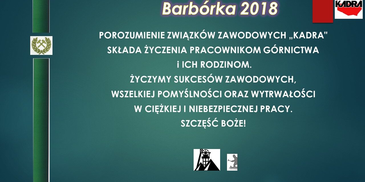 ŻYCZENIA Z OKAZJI BARBÓRKI